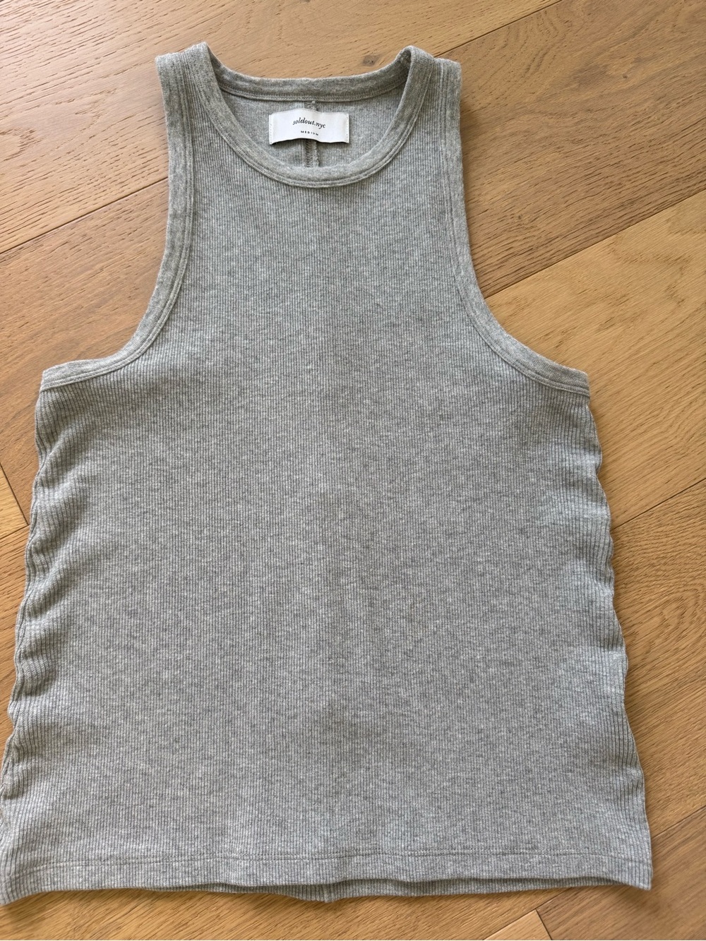 Sold Out NYC The Not So Basic Tank in Heather Grey